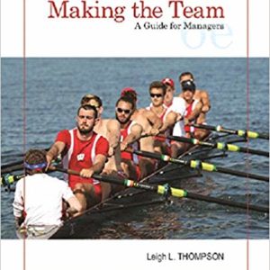 Making the Team A Guide for Managers 6th Edition